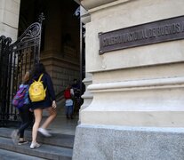 Ayer comenzaron las clases para las burbujas A de todos los años del colegio. (Fuente: Sandra Cartasso) (Fuente: Sandra Cartasso) (Fuente: Sandra Cartasso)