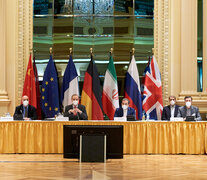 Diplomáticos de la EU, China, Rusia e Iran negocian en el Grand Hotel de Viena. (Fuente: AFP) (Fuente: AFP) (Fuente: AFP)