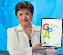 Kristalina Georgieva, directora gerente del FMI.  (Fuente: NA) (Fuente: NA) (Fuente: NA)