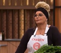 Carmen Barbieri en Masterchef, después de su recuperación del coronavirus.