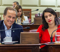 Rubén Giustiniani y Agustina Donnet.