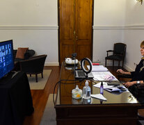 La vicegobernadora Rodenas encabezó la reunión del comité de emergencia.