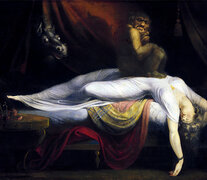 La pesadilla, de Henry Fuseli (obra fechada en Suíza, 1781). 