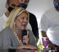 Carrió denunció a dirigentes del PJ con datos cuyo origen no quiso develar.  (Fuente: NA) (Fuente: NA) (Fuente: NA)