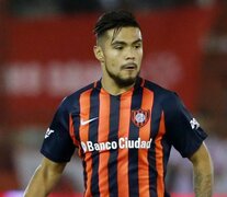 Paulo Díaz, cuando jugaba con la camiseta de San Lorenzo