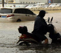 Diez millones de chinos bajo el agua. (Fuente: Xinhua) (Fuente: Xinhua) (Fuente: Xinhua)