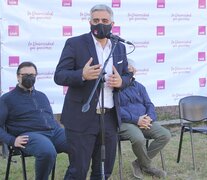 El rector Bartolacci en Arquitectura, que va a oficiar de plataforma para algunas propuestas.