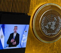 El presidente Alberto Fernández en su discurso en la ONU señaló el proceso de endeudamiento “tóxico e irresponsable” con el FMI.