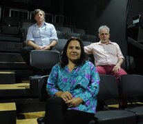 Diego Ferrando, Laura Cristal y Ernesto Falcke. El complejo de dos salas se encuentra en el barrio de Almagro.  (Fuente: Guadalupe Lombardo) (Fuente: Guadalupe Lombardo) (Fuente: Guadalupe Lombardo)