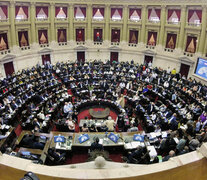 En la Cámara de Diputados se expresan dos posiciones políticas muy enfrentadas. (Fuente: NA) (Fuente: NA) (Fuente: NA)