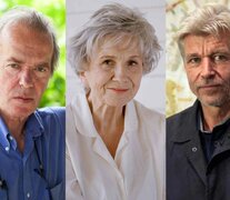 Martín Amis, Alice Munro y Karl Ove Knausgard.