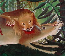 EL LEÓN HAMBRIENTO DE HENRI ROUSSEAU, 1905