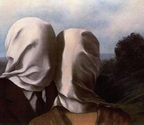 Los Amantes, de René Magritte.