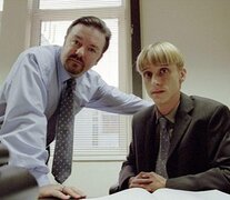 David Brent (Ricky Gervais) y Gareth Keenan (Crook), la vitriólica dupla de &amp;quot;The Office&amp;quot;.