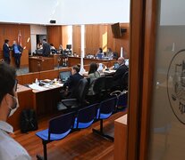 La audiencia se realiza en el Centro de Justicia Penal.