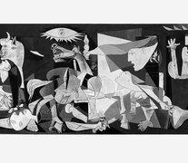 El Guernica, de Pablo Picasso, un ícono de la destrucción bélica. 