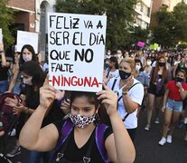 La marcha del Día Internacional de la Mujer de 2021.