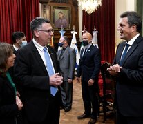 Sergio Massa recibe a Gideon Sa`ar, vice primer ministro de Israel