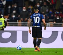 Esta vez, Lautaro Martínez no le aportó goles al Neroazzurro (Fuente: Prensa Inter) (Fuente: Prensa Inter) (Fuente: Prensa Inter)