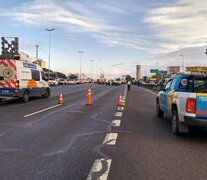 El accidente ocurrió a las 7 de la mañana sobre el kilómetro 17 de la autopista Panamericana, mano al norte. (Fuente: LaPanaWeb) (Fuente: LaPanaWeb) (Fuente: LaPanaWeb)