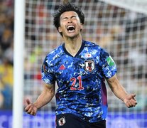 Kaoru Mitoma entró faltando dos minutos y metió los dos goles japoneses en tiempo de descuento (Fuente: AFP) (Fuente: AFP) (Fuente: AFP)