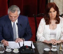 La tensión entre Alberto Fernández y Cristina Kirchner escaló tras el acuerdo con el FMI. (Fuente: Leandro Teysseire) (Fuente: Leandro Teysseire) (Fuente: Leandro Teysseire)