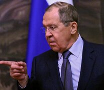 Serguei Lavrov, canciller de la Federacipon Rusa. (Fuente: AFP) (Fuente: AFP) (Fuente: AFP)