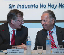 Adrian Kaufmann Brea, de Arcor, y Daniel Funes de Rioja, titular de UIA y COPAL. Pesos pesado en la negociación de precios. (Fuente: NA) (Fuente: NA) (Fuente: NA)