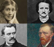 Virgina Woolf, Edgar Allan Poe, Friedrich Nietzsche y Vincent Van Gogh sufrieron de bipolaridad.