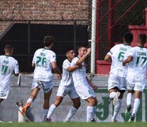 El festejo de los jugadores de Banfield (Fuente: Télam) (Fuente: Télam) (Fuente: Télam)