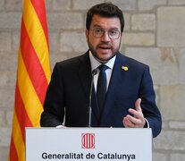 Pere Aragonès, presidente catalán.  (Fuente: AFP) (Fuente: AFP) (Fuente: AFP)
