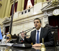 El presidente de la Cámara baja, Sergio Massa. (Fuente: Prensa Diputados) (Fuente: Prensa Diputados) (Fuente: Prensa Diputados)