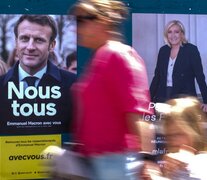 Los votantes franceses deberán elegir entre el presidente Emmanuel Macron y Marine Le Pen.  (Fuente: AFP) (Fuente: AFP) (Fuente: AFP)