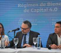 El ministro de Desarrollo Productivo, Matías Kulfas, presentando el programa de fomento de la producción de bienes de capital. (Fuente: Télam) (Fuente: Télam) (Fuente: Télam)