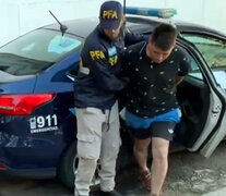 El joven fue detenido por la Policía Federal.