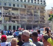 Una explosión provocó el derrumbe de un hotel en La Habana. 