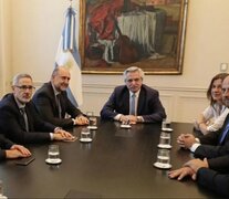 Enero de 2020, reunión provincia-Nación por seguridad y Justicia Federal.