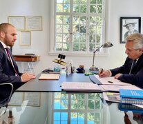 Fernández y Guzmán analizaron el fin de semana cómo seguir la gestión y la comunicación (Fuente: NA) (Fuente: NA) (Fuente: NA)