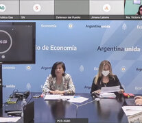 Maggie Videla, subsecretaria de Hidrocarburos, presidió la audiencia pública virtual.