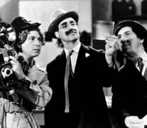 Harpo, Groucho y Chico  Marx: un trío que brilló en el vodevil y supo adaptarse a la pantalla.