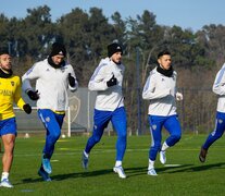 Boca se entrenó en Ezeiza. (Fuente: Foto Prensa Boca) (Fuente: Foto Prensa Boca) (Fuente: Foto Prensa Boca)