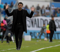 Fernando Gago, el DT de Racing, que no llegó a la final pero se destacó el el torneo.