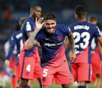 De Paul finalizó su primera Liga de España con 36 partidos (24 de titular) y tres goles (Fuente: EFE) (Fuente: EFE) (Fuente: EFE)