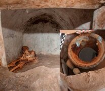 Las primeras pruebas de laboratorio, bajo la dirección de Gianni Gallello, revelan que el líquido de Pompeya contiene taninos. 