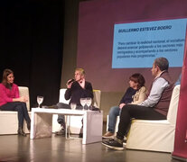 Lorena Carbajal, Juan Giani, Alicia Gutiérrez y Carlos Del Frade