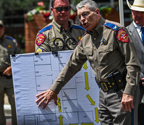 El director del Departamento de Seguridad Pública de Texas, Steven McCraw.