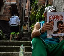 Propaganda electoral de Petro en Medellín, Colombia. (Fuente: AFP) (Fuente: AFP) (Fuente: AFP)