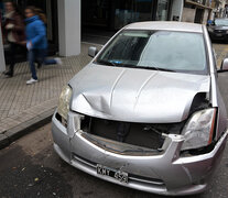 El auto en el que se trasladaban los tiradores era robado. (Fuente: Sebastián Granata) (Fuente: Sebastián Granata) (Fuente: Sebastián Granata)