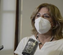 Ministra de Salud, Sonia Martorano. (Fuente: Sebastián Vargas) (Fuente: Sebastián Vargas) (Fuente: Sebastián Vargas)