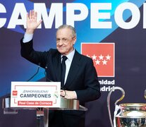 Florentino Pérez, el todopoderoso presidente del Real Madrid, flamante campeón de Europa (Fuente: EFE) (Fuente: EFE) (Fuente: EFE)